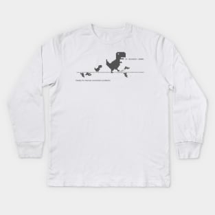 Daddy fix internet connection problem Kids Long Sleeve T-Shirt